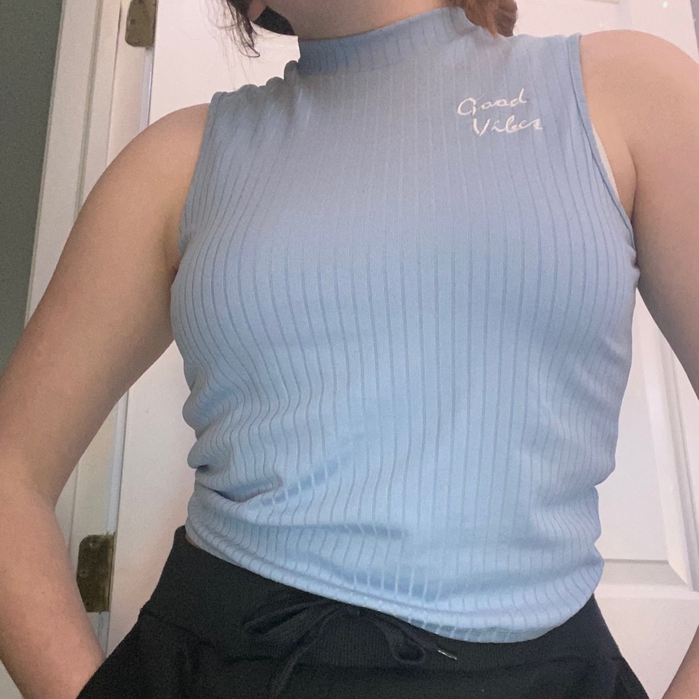 Blue Tank Top
